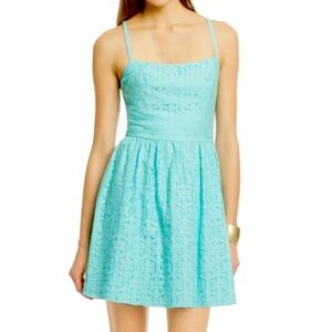 Lilly Pulitzer Turquoise Blue Elisse Dress